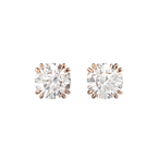 Stilla Cocktail Earrings - White Rose Gold