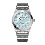 Chronomat 28mm Ladies Watch Blue Mother Of Pearl, , hi-res