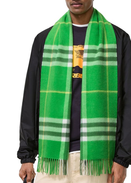Check Cashmere Scarf, , hi-res