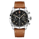 Classic AVI Chronograph 42 P-51 Mustang Leather Strap Watch, , hi-res