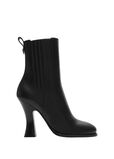 Leather Pillar Ankle Boots, , hi-res