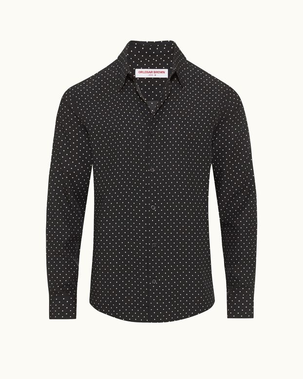 Giles Polka Dot Black, , hi-res