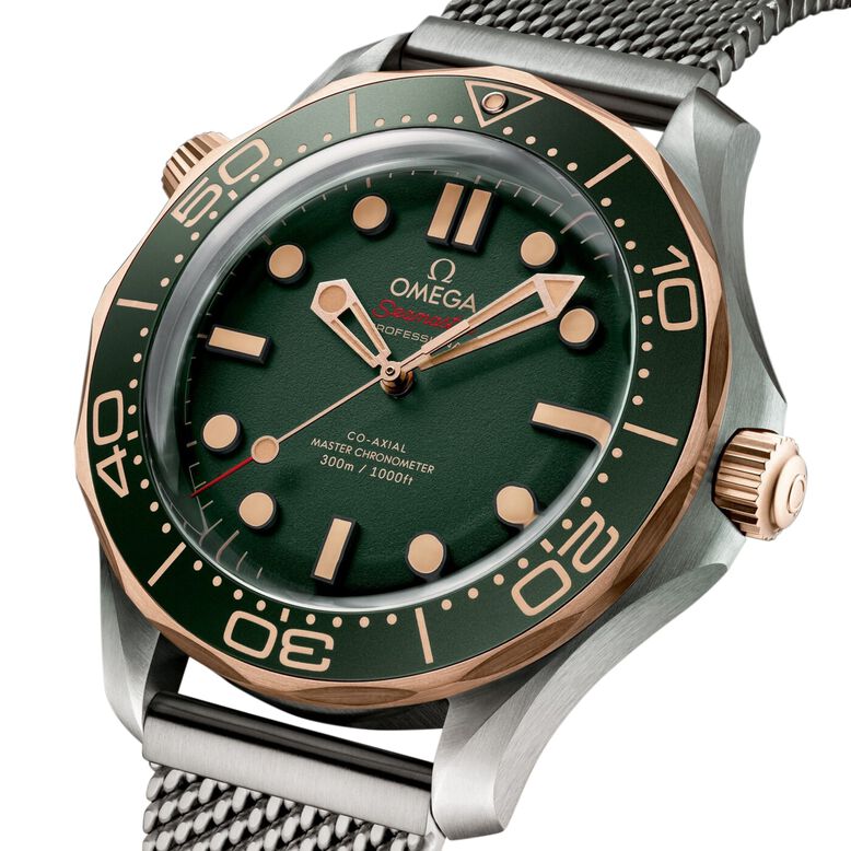 Seamaster Diver 300M 42mm Titanium Mens Green Watch, , hi-res