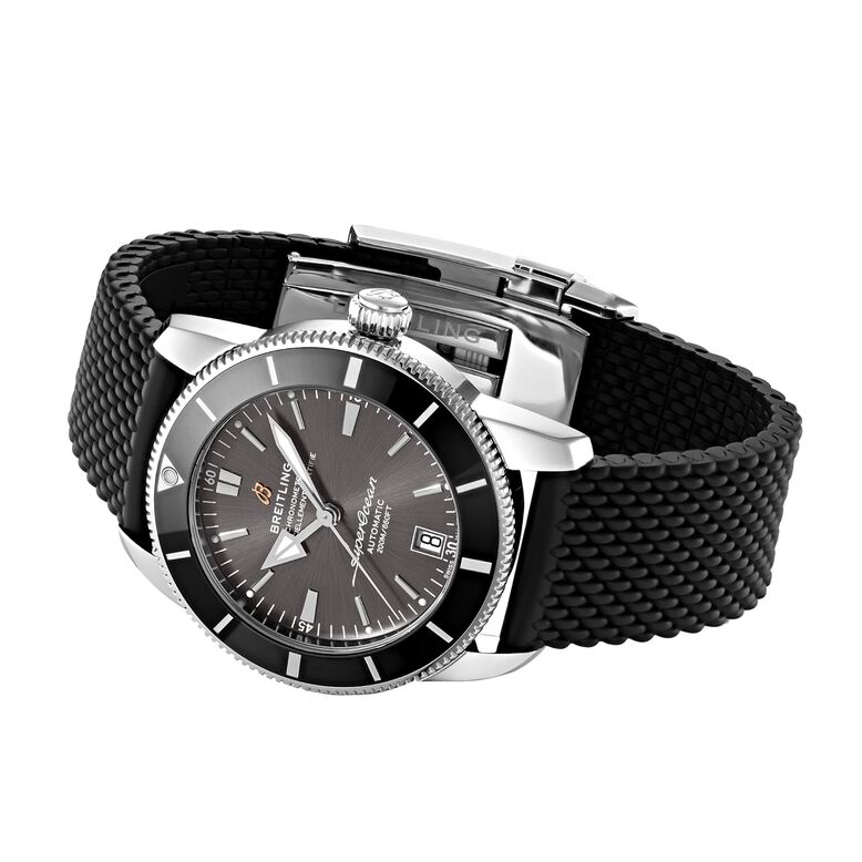 Superocean Heritage B20 Automatic 42mm UK Edition Mens Watch Grey Rubber, , hi-res