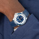 Superocean Automatic 42 Stainless Steel Rubber Strap Watch, , hi-res