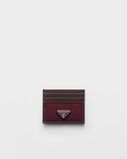 Prada Speedrock Re-Nylon and leather card holder, , hi-res