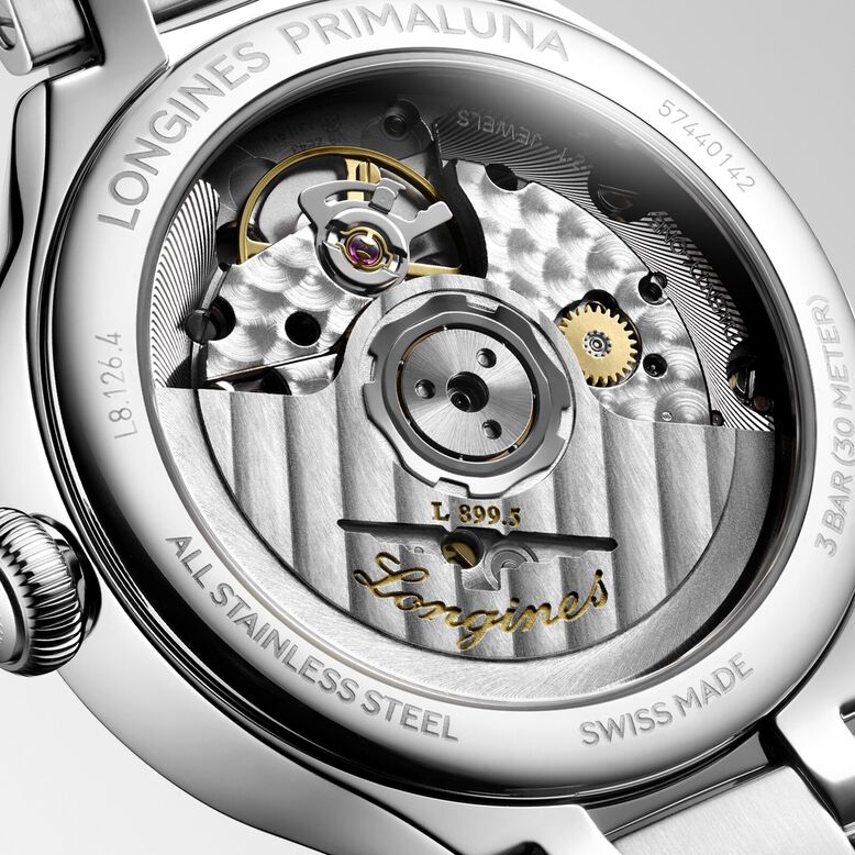 PrimaLuna Moonphase Automatic 34mm Ladies Watch Mother Of Pearl, , hi-res
