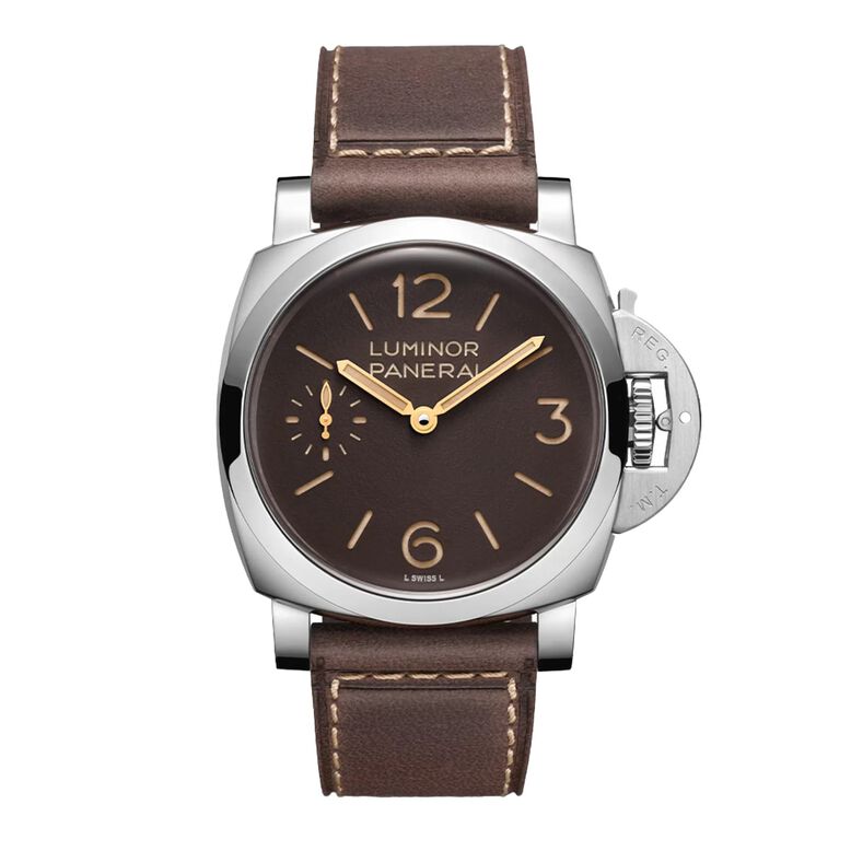Luminor 44mm Mens Watch Brown - Interchangeable Strap, , hi-res