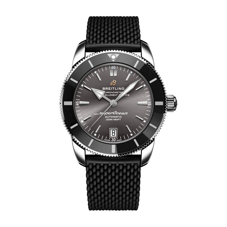 Superocean Heritage B20 Automatic 42mm UK Edition Mens Watch Grey Rubber, , hi-res