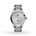 1926 28mm Ladies Watch Steel Case Diamond-Set Silver Dial