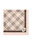 Check Knight Stamp Silk Scarf, , hi-res