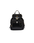 Medium Re-Nylon and brushed leather backpack