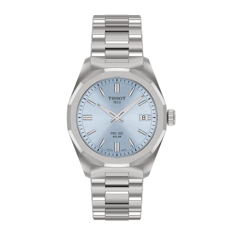 PRC 100 Solar Quartz 34mm Blue Ladies Watch, , hi-res