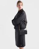 Saffiano leather wallet with shoulder strap, , hi-res