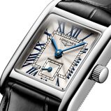 Mini DolceVita 21.5mm X 29mm Ladies Watch Silver Black Alligator, , hi-res