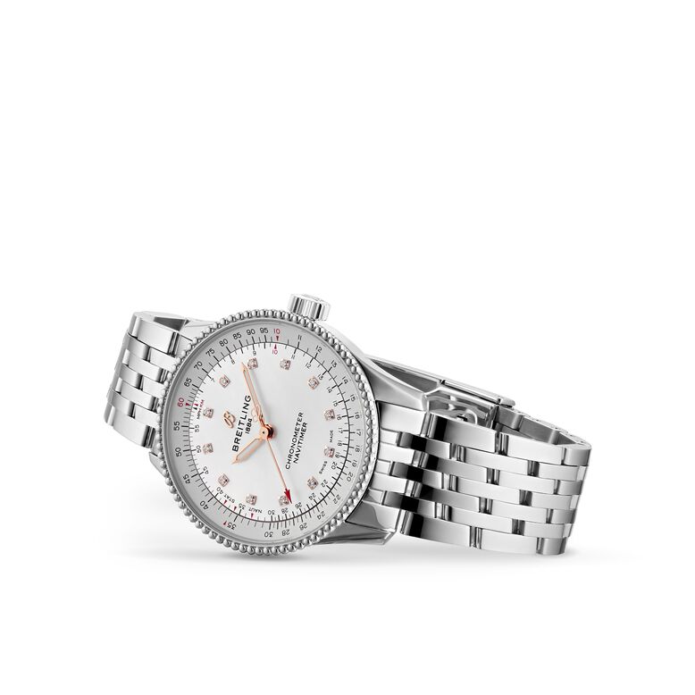 Navitimer Automatic 35 Stainless Steel Watch, , hi-res