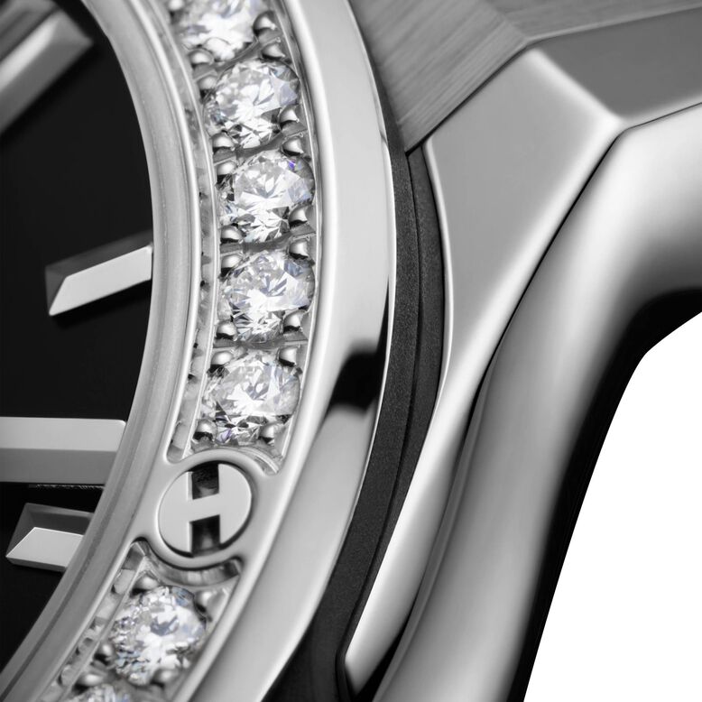 Classic Fusion Titanium Diamonds 33mm Ladies Watch Black, , hi-res