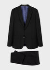 THE SOHO TAILORED FIT BLACK WOOL A SUIT TO TRAVEL IN