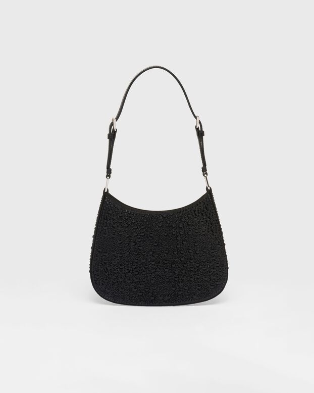 Prada Cleo satin bag with crystals, , hi-res