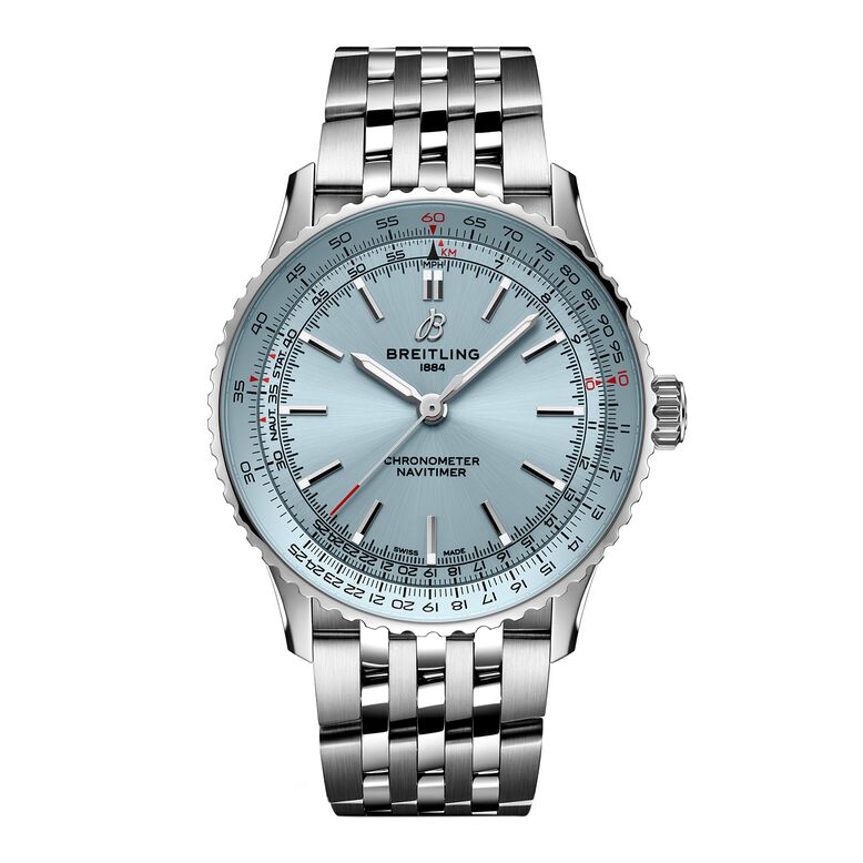 Navitimer Automatic 41mm Mens Watch Light Blue Stainless Steel, , hi-res