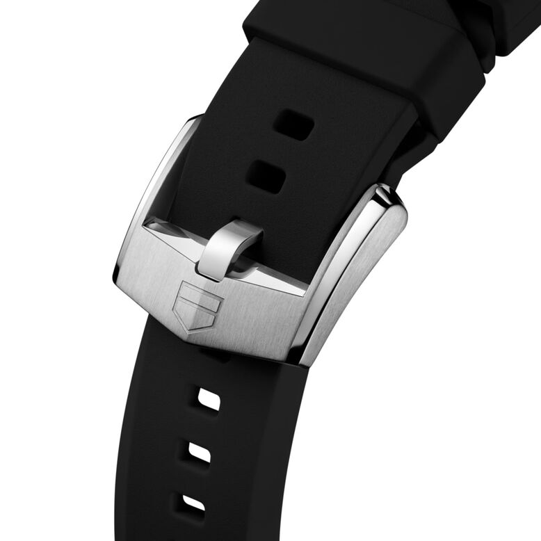 Connected Calibre E5 40mm Unisex Watch Black Rubber Strap, , hi-res