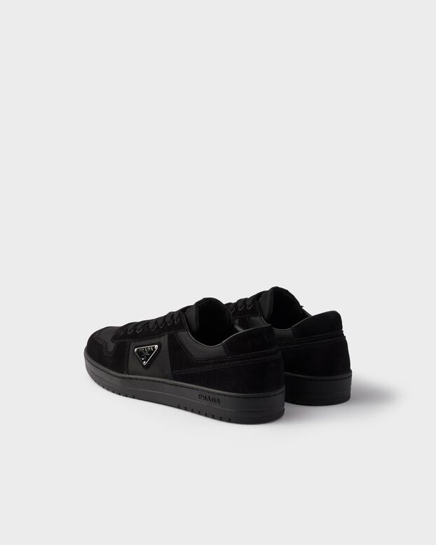 Downtown Re-Nylon and suede sneakers, , hi-res