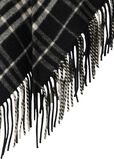 Check Wool Cashmere Cape, , hi-res