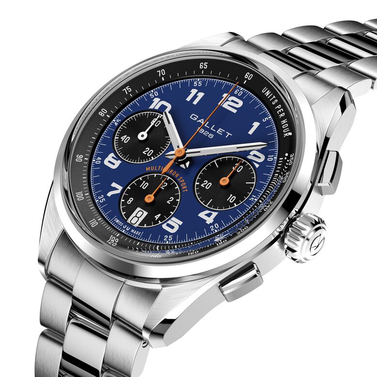 Multichron Sport Chronograph Automatic 41mm Unisex Watch Blue Dial, , hi-res