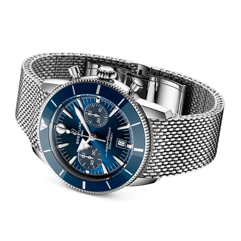Superocean Heritage B01 Chronograph 42mm Mens Watch Blue, , hi-res