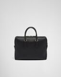 Saffiano leather briefcase, , hi-res