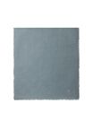 Wide Check Wool Silk Scarf