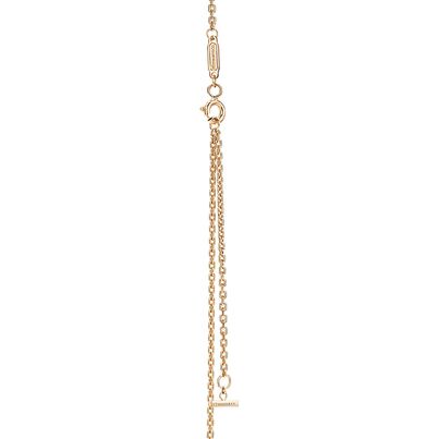 Tiffany T Smile Pendant in Yellow Gold, Small, , hi-res