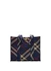 Small Check Knitted Tote