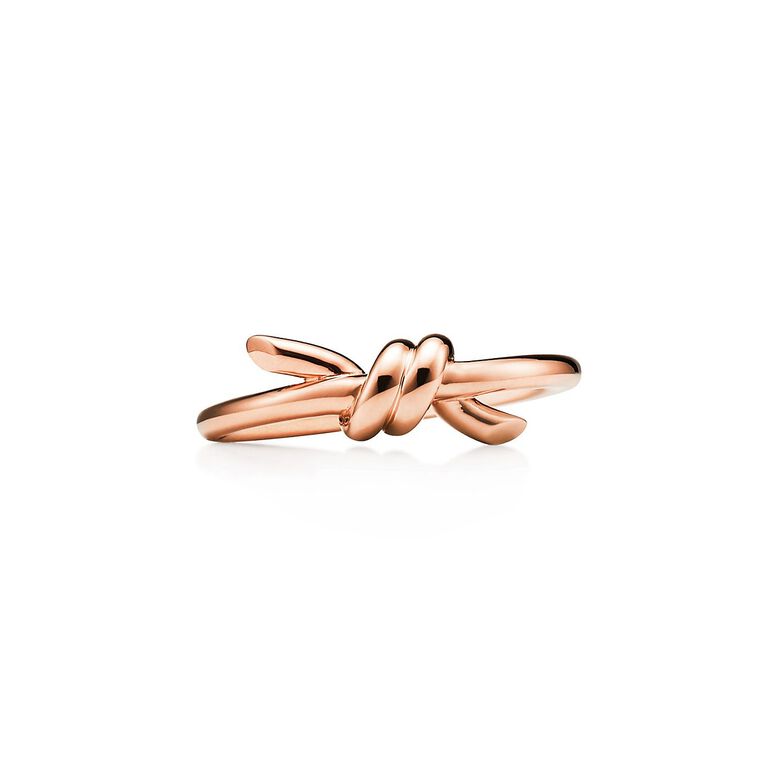 Tiffany Knot Ring in Rose Gold - Size 6 1/2, , hi-res