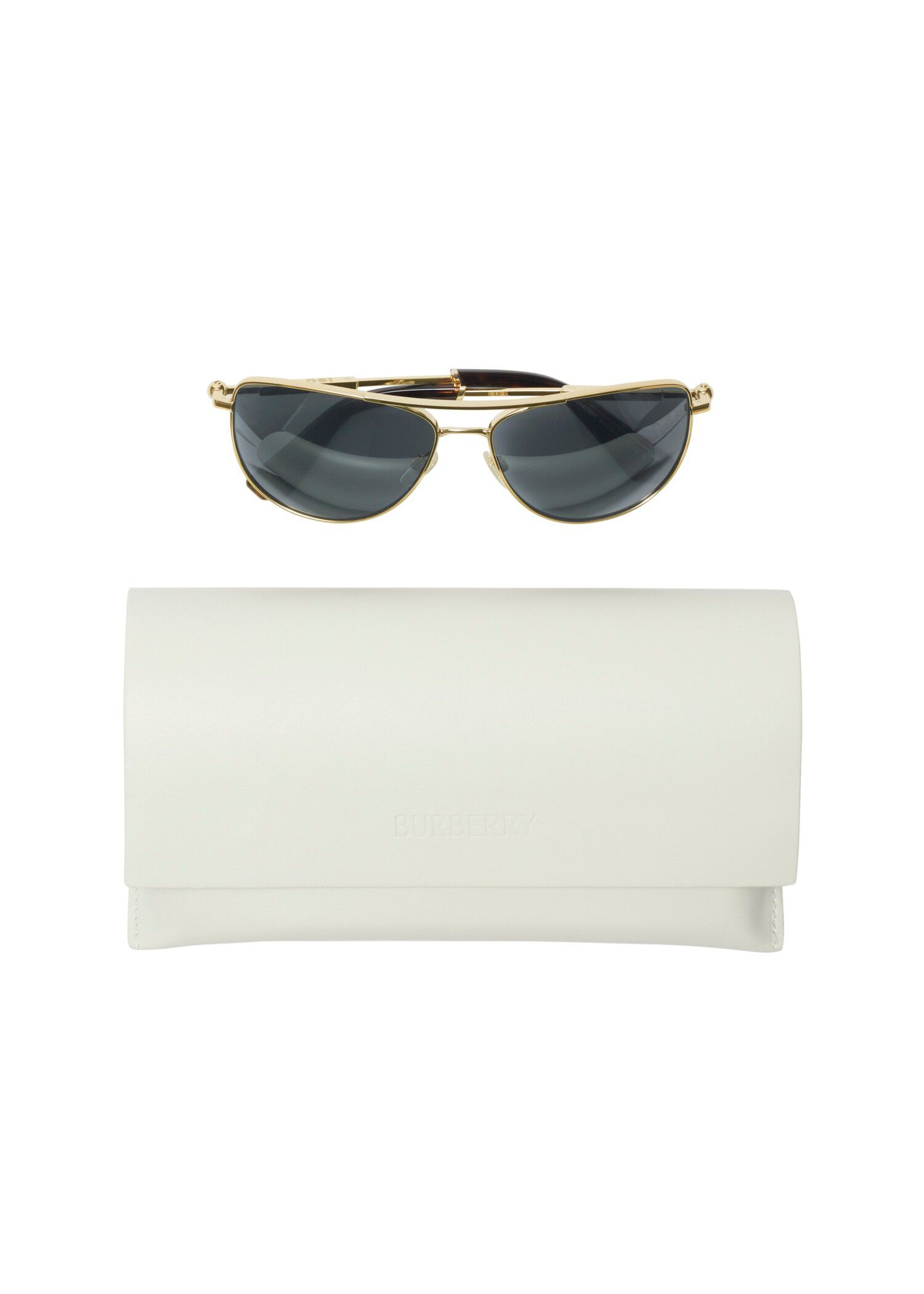 Burberry Metal Logo Square Sunglasses Sunglasses | Heathrow