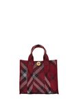 Mini Check Knitted Tote, , hi-res