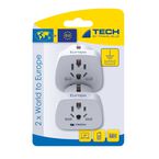 World To Eu Adaptor X2