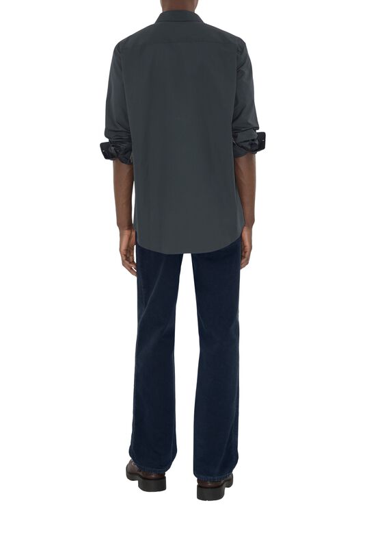 Slim Fit Cotton Shirt, , hi-res