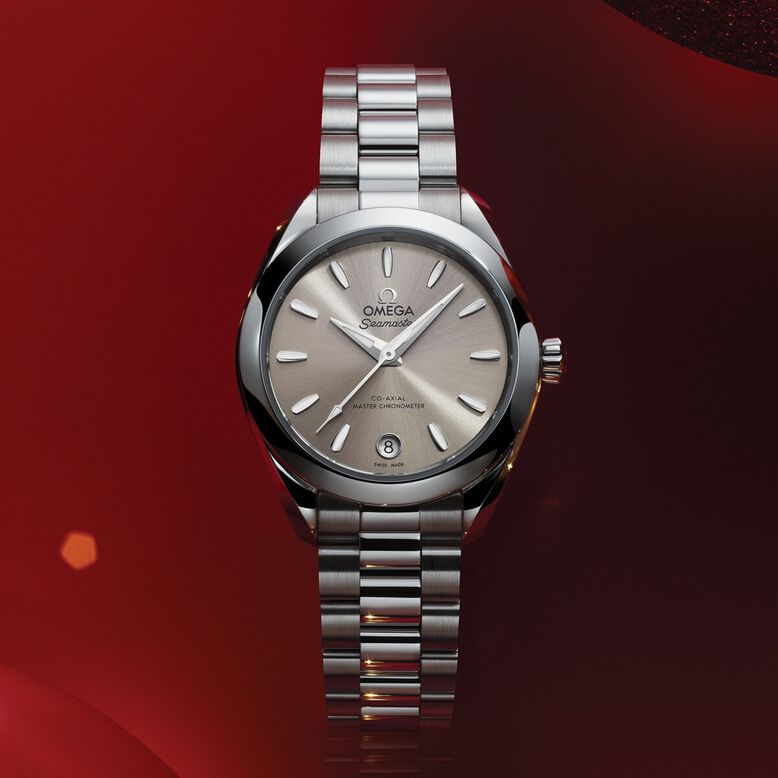 Seamaster Aqua Terra 30mm Ladies Watch Ivory, , hi-res