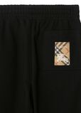 Check Label Cotton Jogging Pants, , hi-res