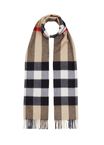 Check Cashmere Scarf