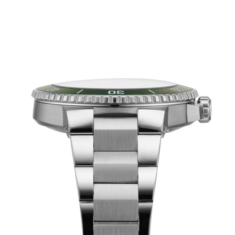 Aquis Date 43.5mm Green Dial Mens Watch, , hi-res