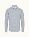 Giles Linen Cls Ii Navy/White