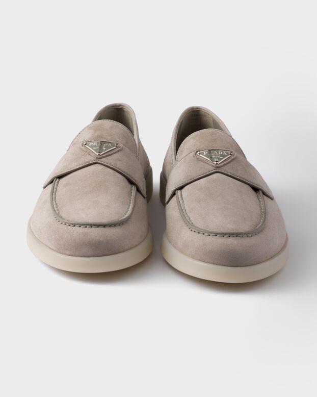 Suede loafers, , hi-res