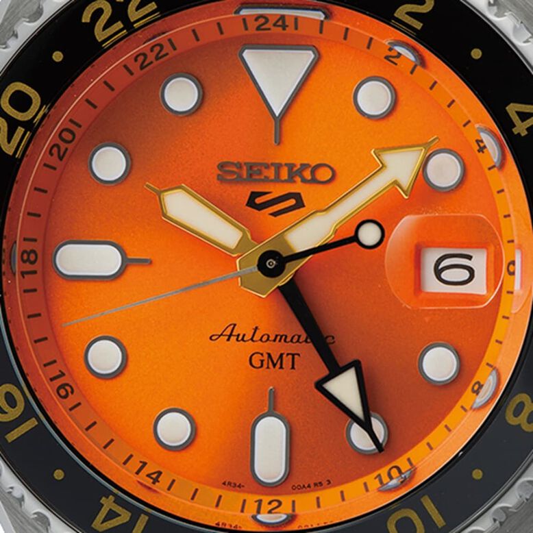 5 Sports 'Mikan Orange' GMT SKX Re-Interpretation 42.5mm Mens Watch, , hi-res