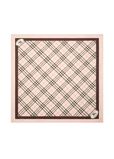 Check Knight Stamp Silk Scarf, , hi-res