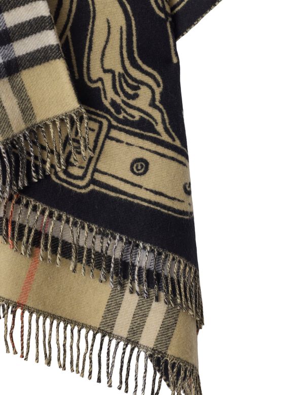 Stormy Knight Wool Cape, , hi-res