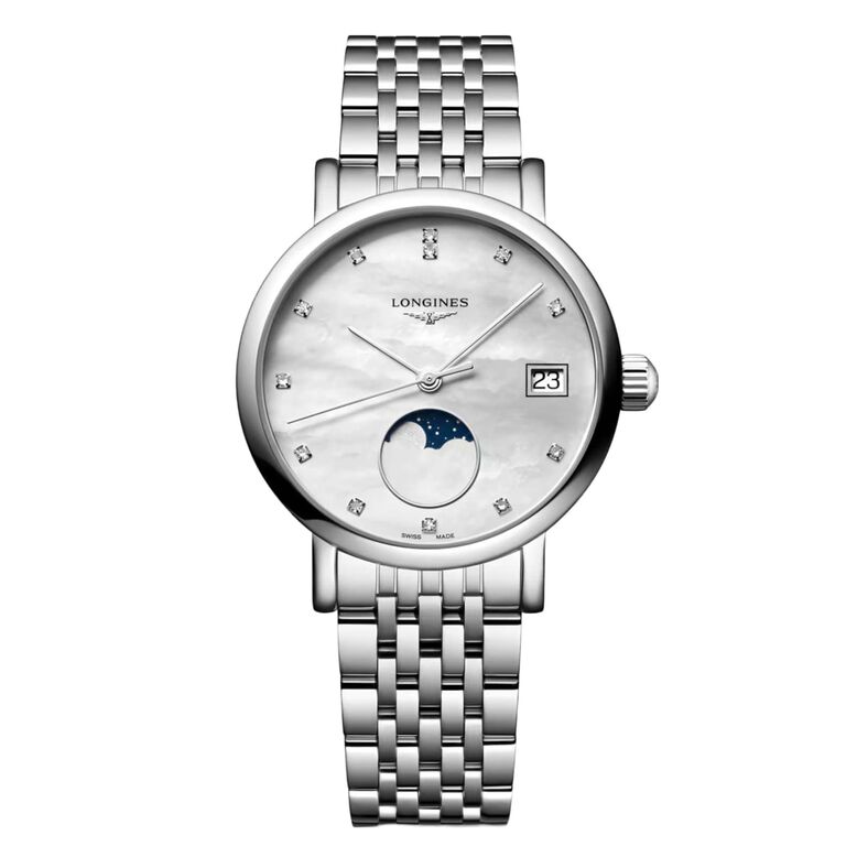 Elegant Collection 30mm Ladies Watch Mother Of Pearl Stainless Steel, , hi-res