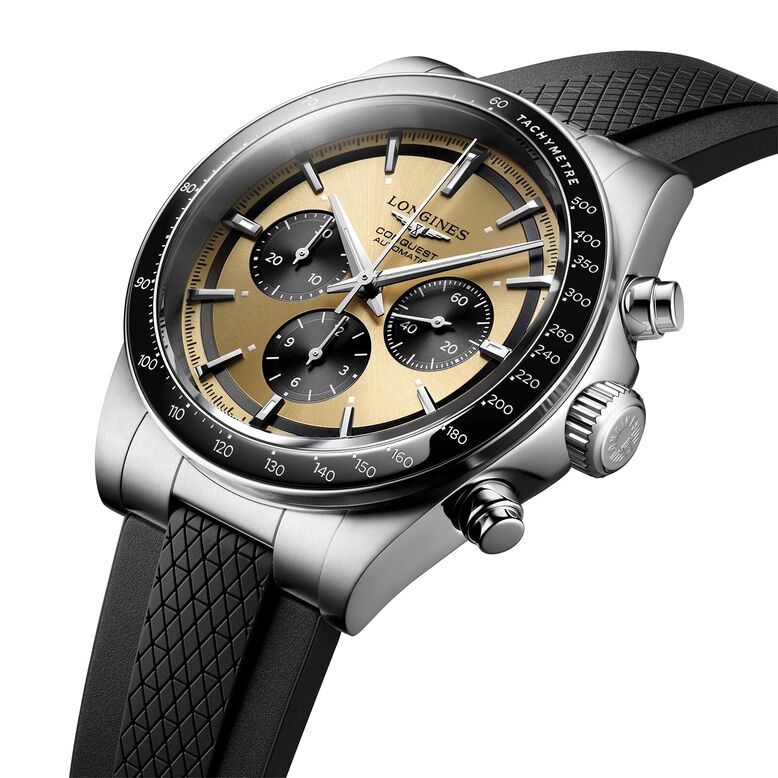 Conquest 42mm Mens Watch Brown, , hi-res