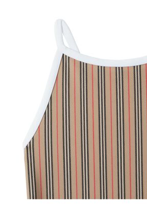 Icon Stripe Nylon Swimsuit, , hi-res